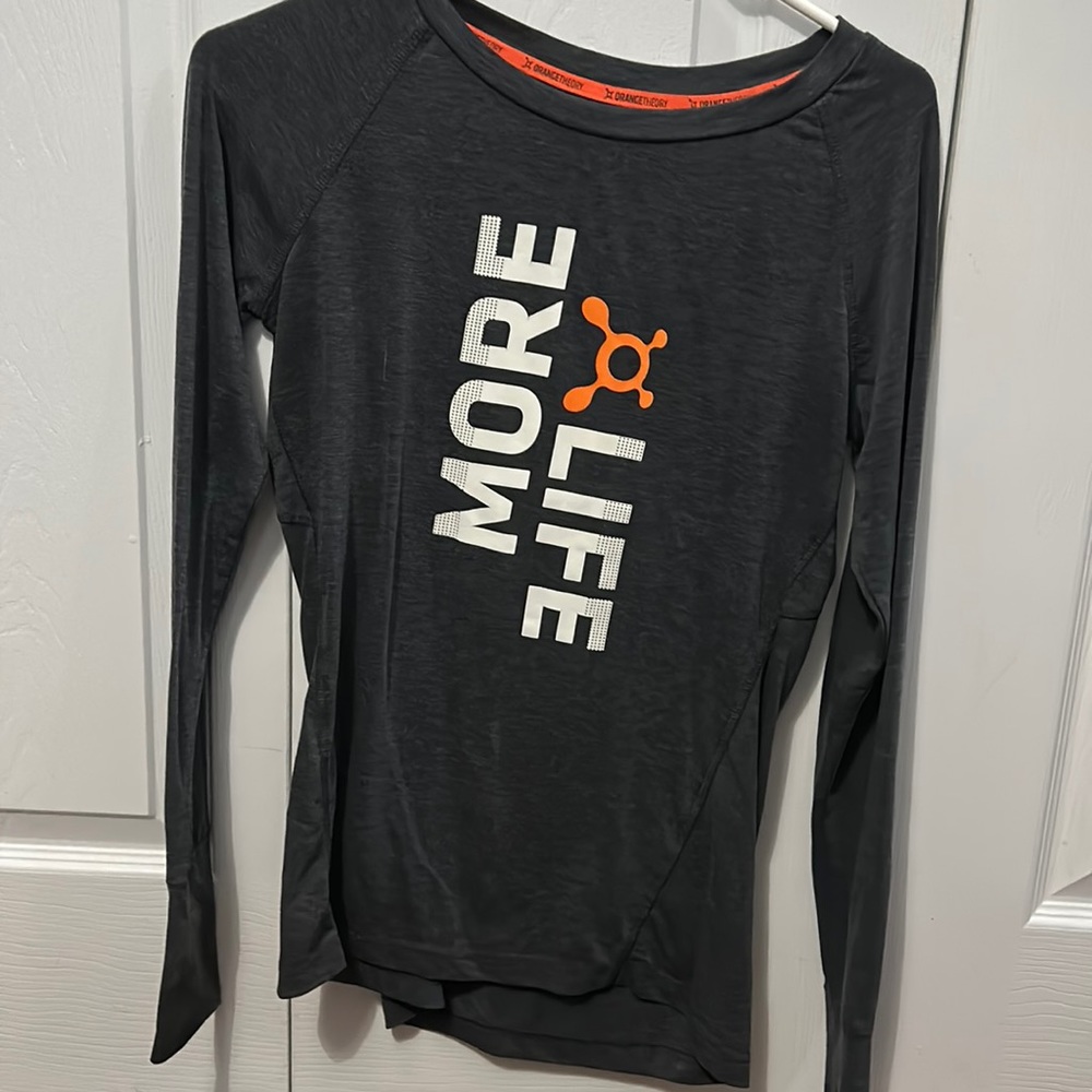 Womens Orangetheory Long Sleeve More Life Shirt